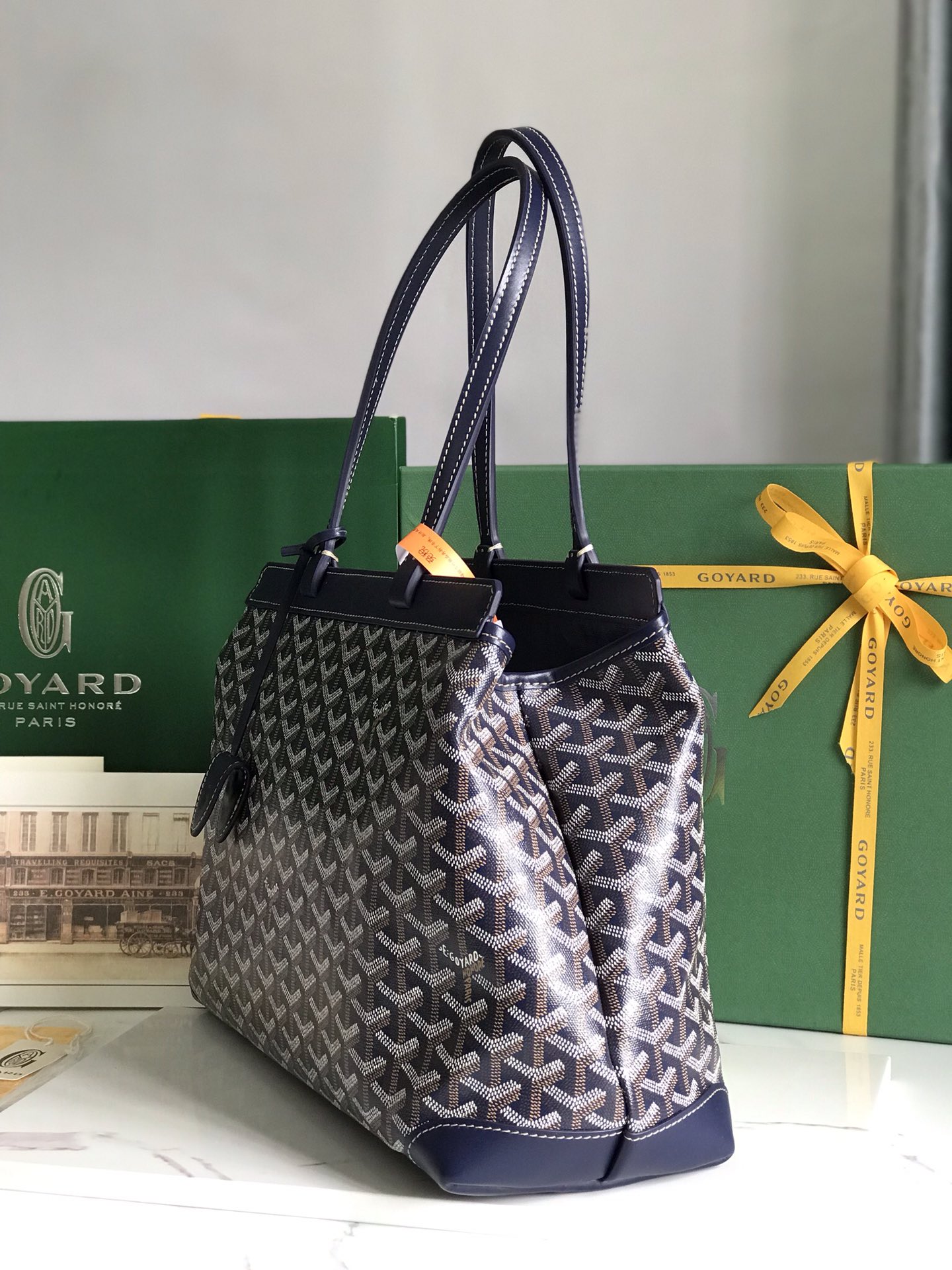 Goyard Women Bellechasse Biaude PM Bag-Navy