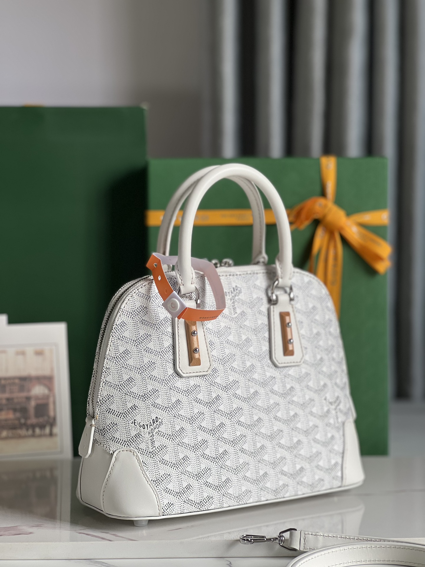 Goyard Women Vendôme Mini Bag-White VENDO2MINTY