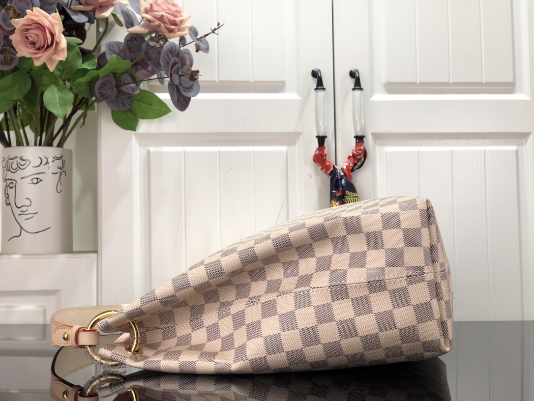 Graceful MM Damier Azur Canvas - Handbags | Louis  VUITTON