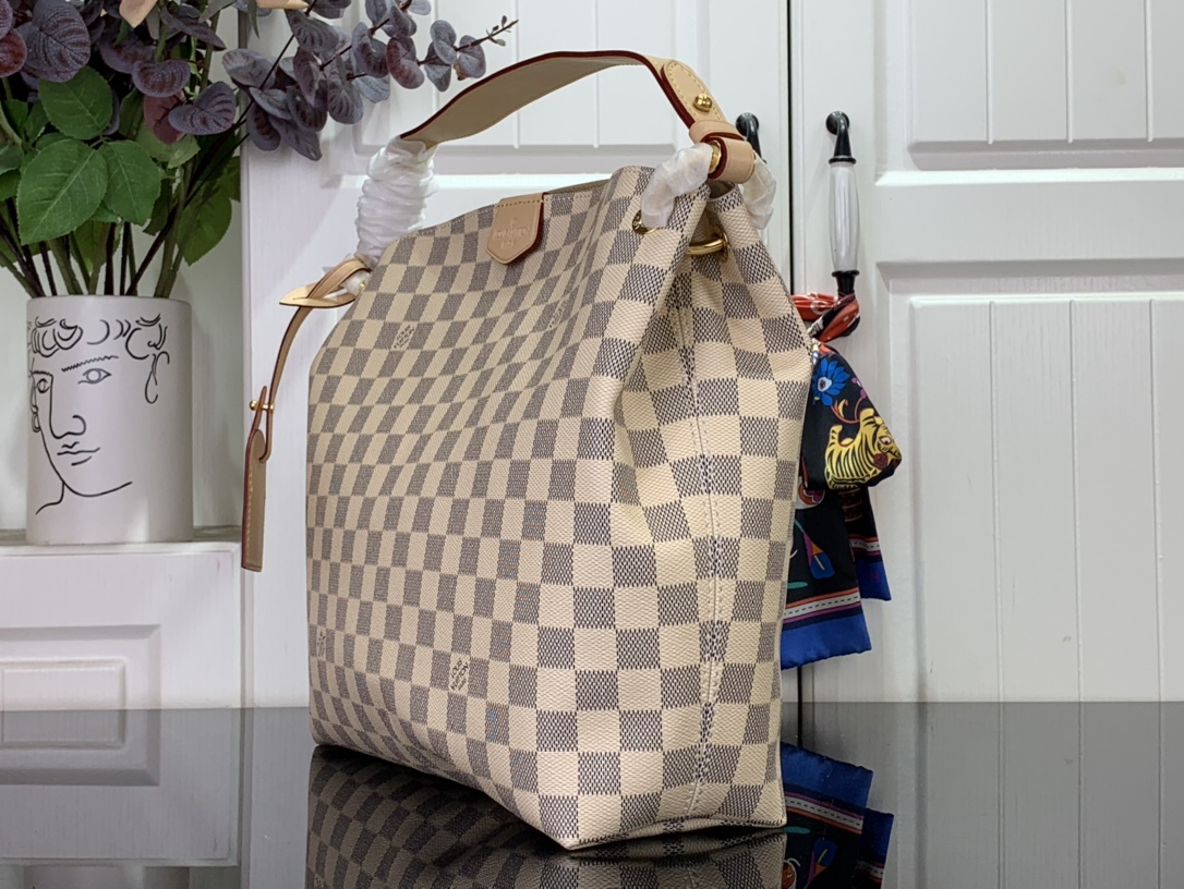 Graceful MM Damier Azur Canvas - Handbags | Louis Vuitton India