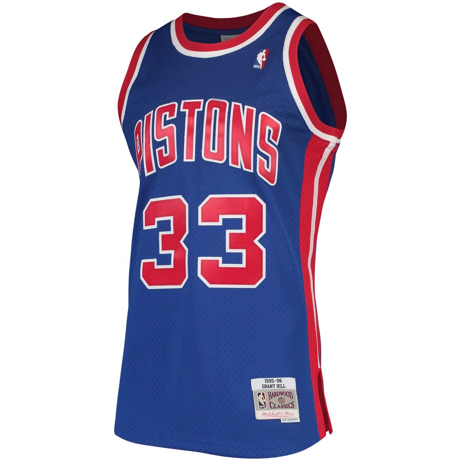 Grant Hill Pistons Swingman Jersey - Premium 1995-96 Hardwood Classic