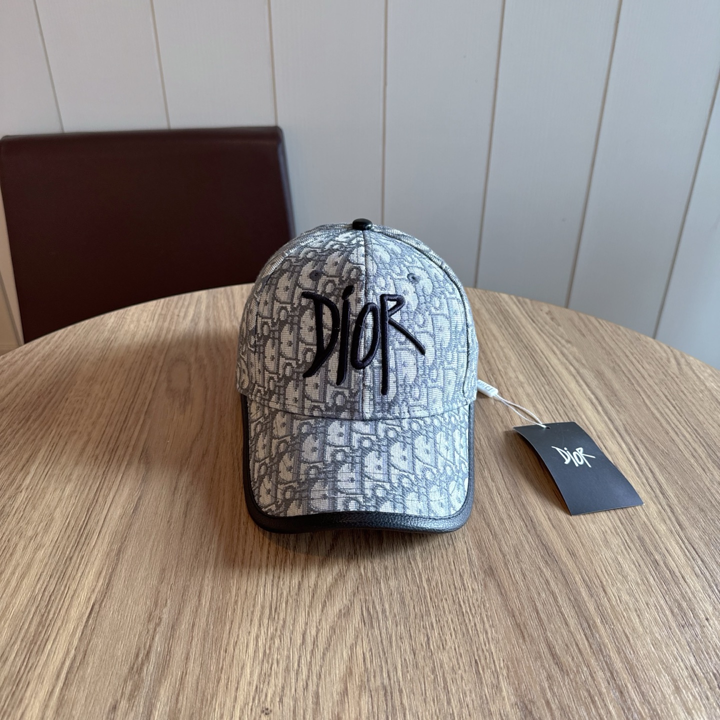 Dior Oblique Print Baseball Cap - Gray Designer Hat