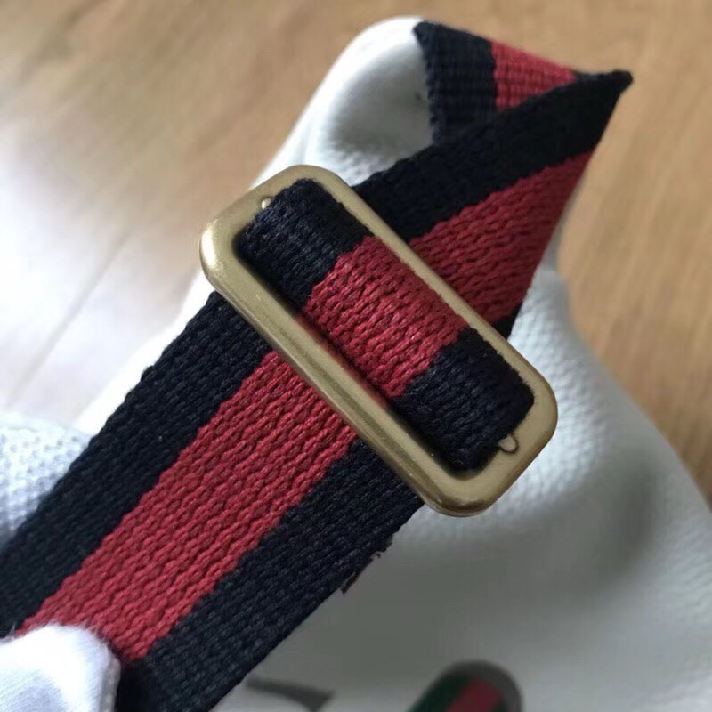 GUCCI Bag Logo print body belt white