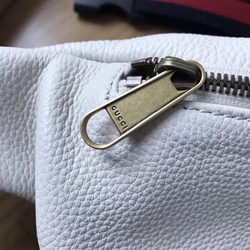 GUCCI Bag Logo print body belt white