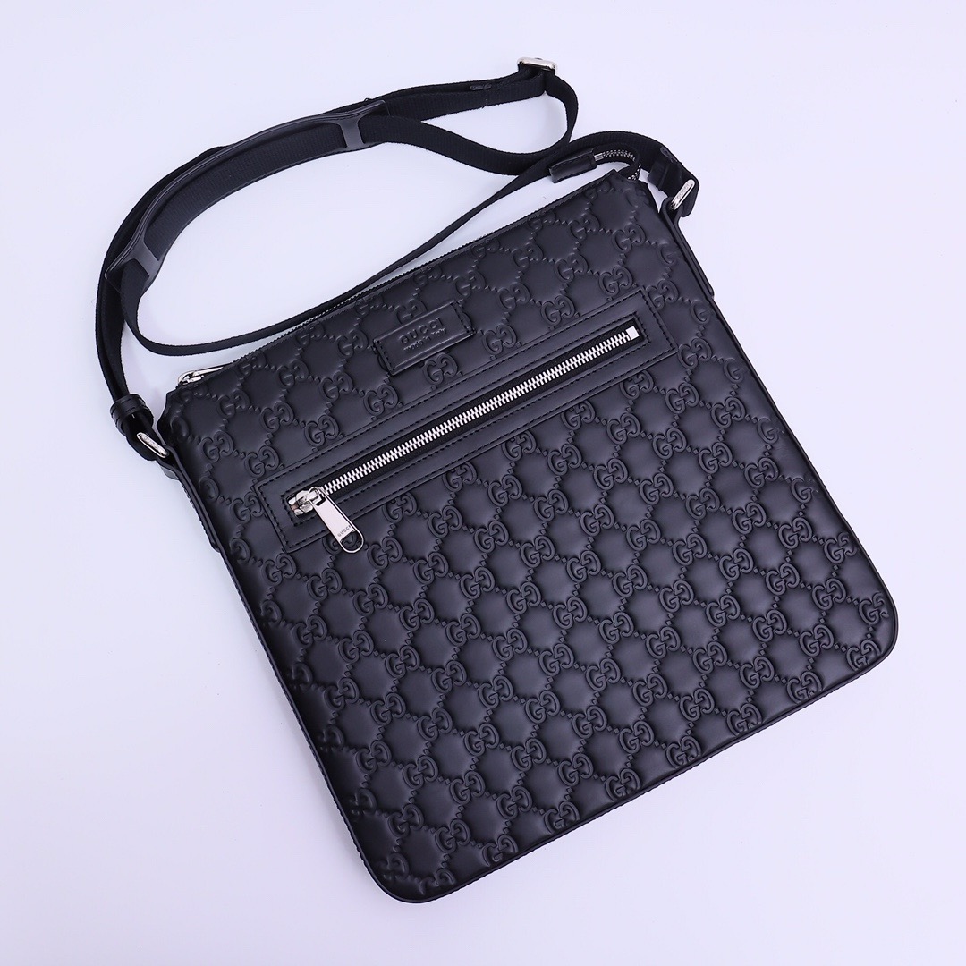 GUCCI Bag original Guccissima Leather black