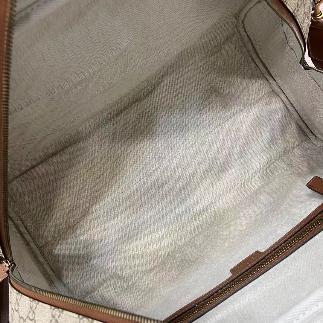 Gucci  Beige Carry-on bag with monogram Gucci