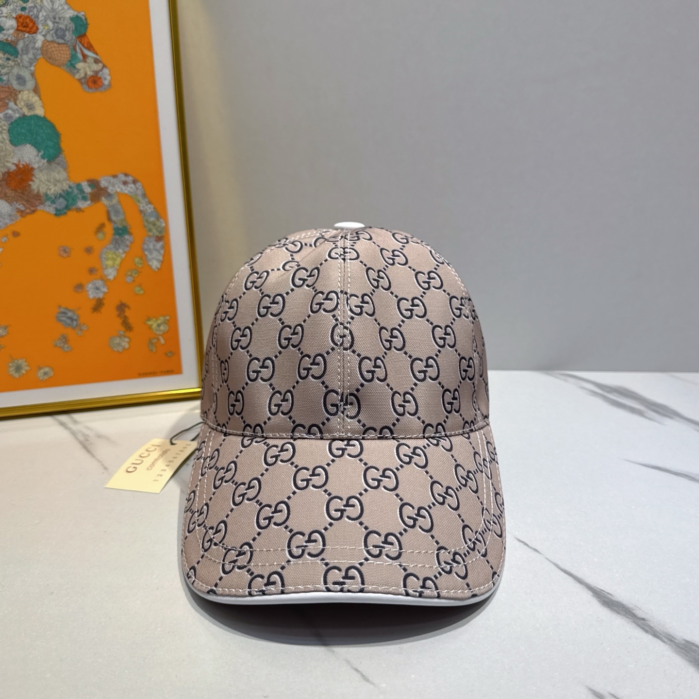 classic Gucci Beige GG Canvas Baseball Cap - Gucci Beige GG Canvas