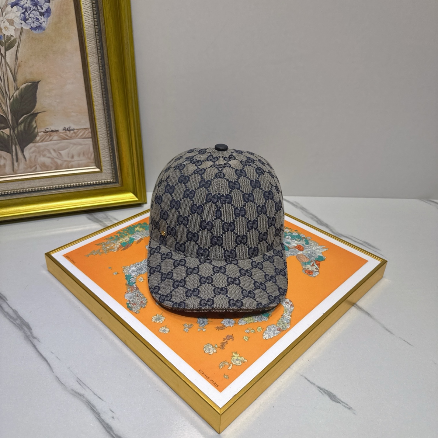Gucci GG Jacquard Cap - Gucci GG Jacquard Canvas Cap - Designer Hat