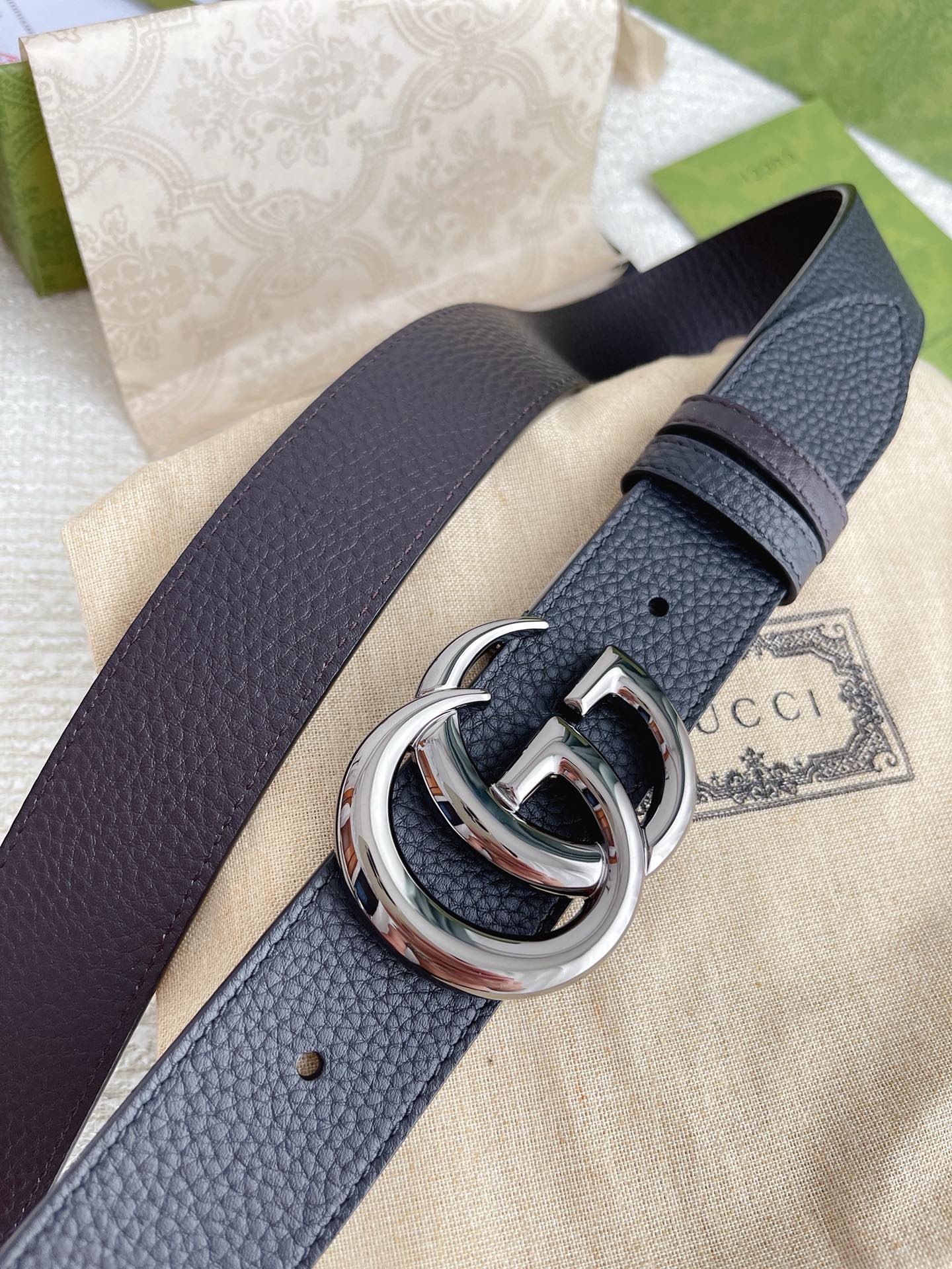 Gucci Belt with Interlocking G Buckle Women’s