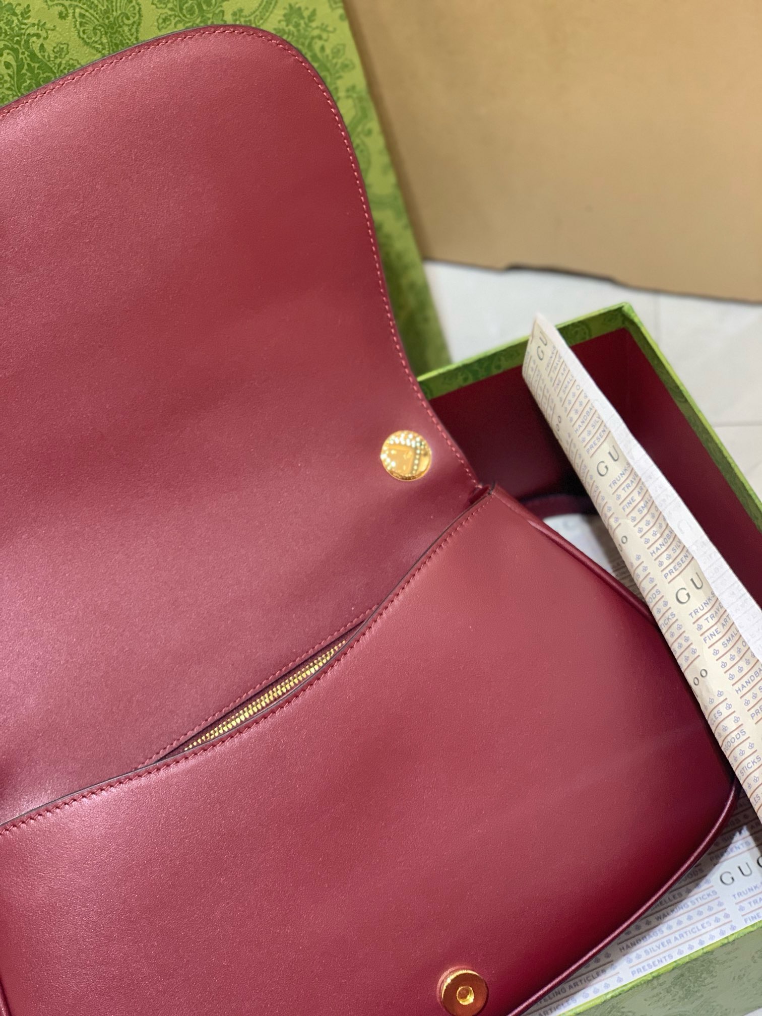 Gucci Blondie Medium Leather Tote Bag – Red