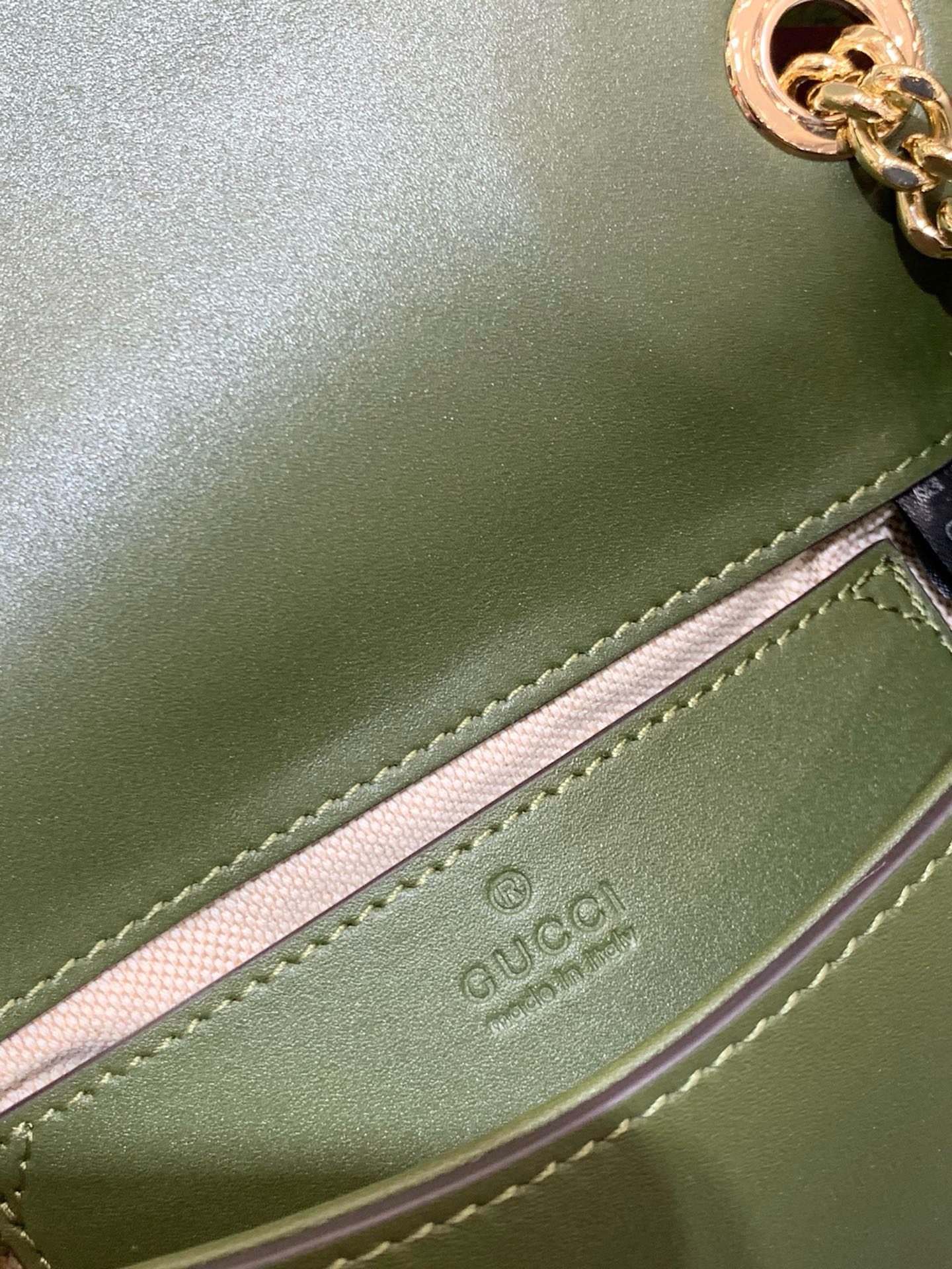 Gucci Blondie Dark Green Suede Bag - Stunning 2024 Luxury