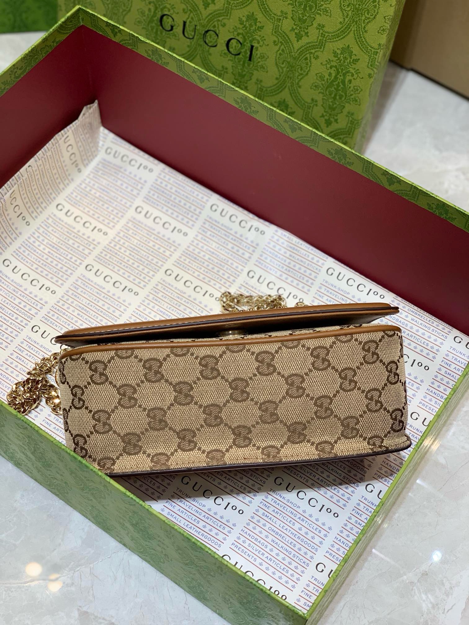 Gucci Blondie GG Canvas Shoulder Bag: Premium 2024 Designer Style