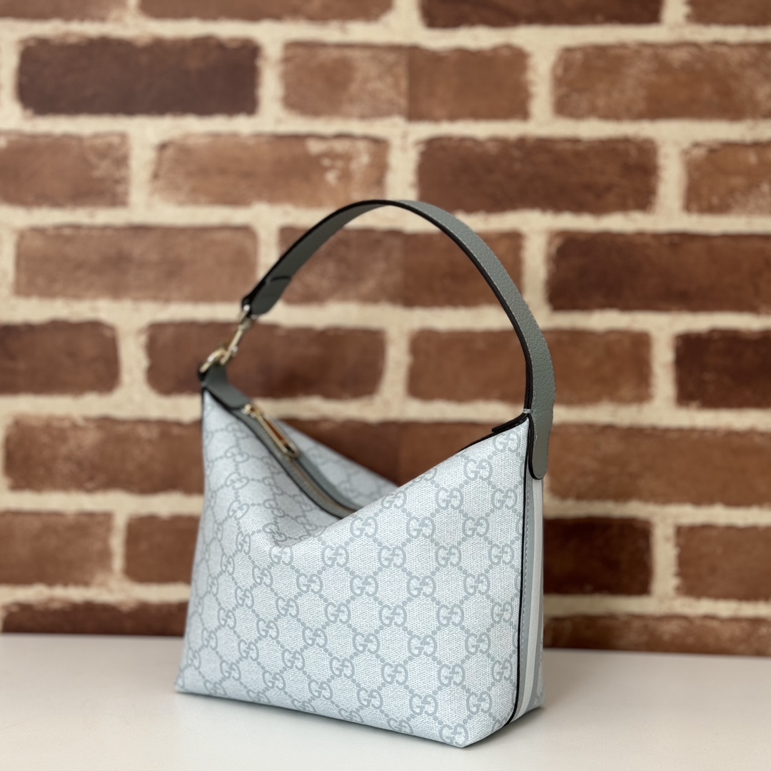 Gucci Blue GG Supreme Canvas and Leather Ophidia Shoulder Bag | eBay