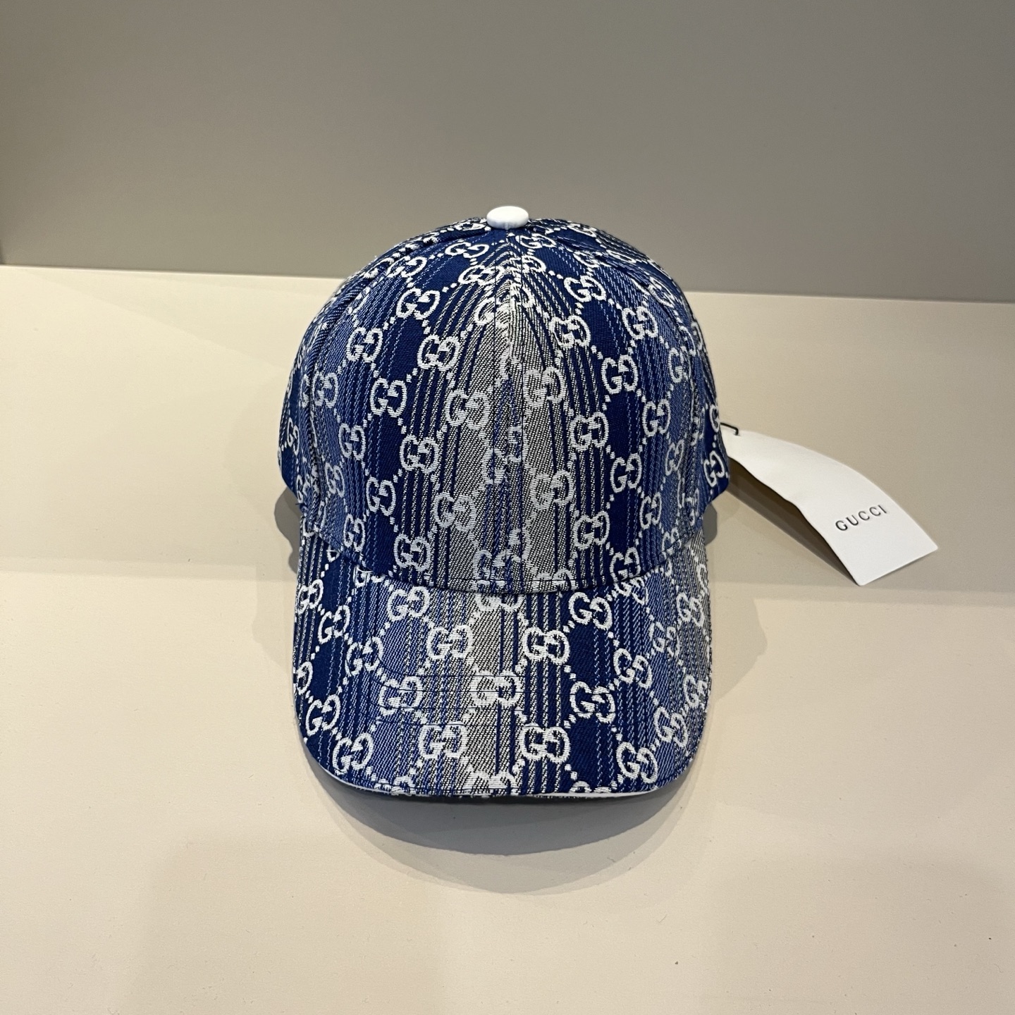 Gucci Blue GG Cap - Gucci Blue GG Jacquard Baseball Cap - Iconic Style