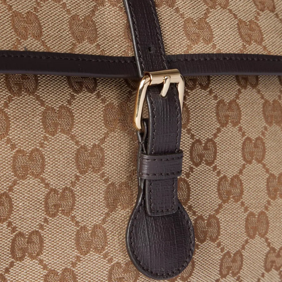 Gucci Children's GG canvas messenger bag in beige and