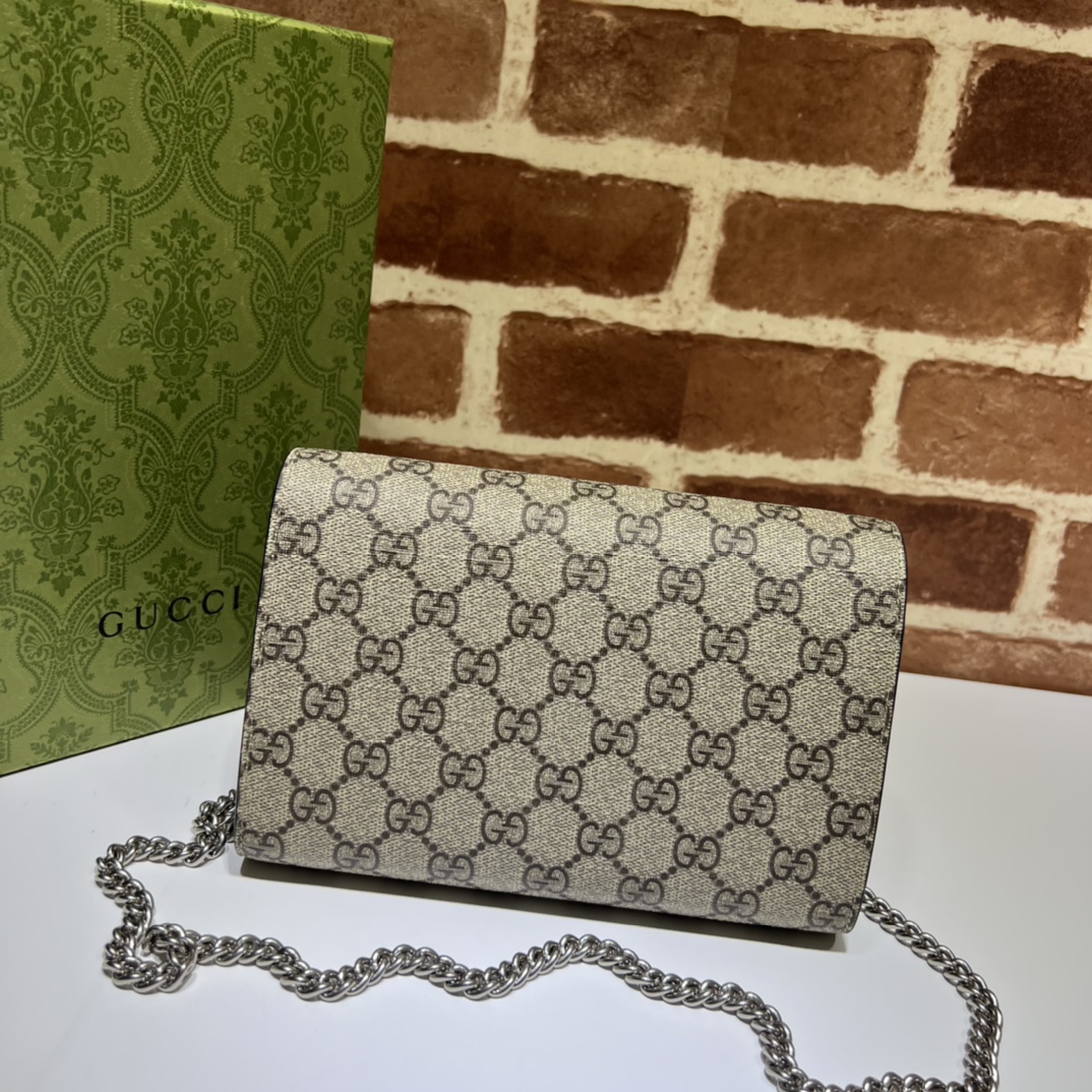Gucci Dionysus GG Supreme Chain Wallet 54856626 | eBay