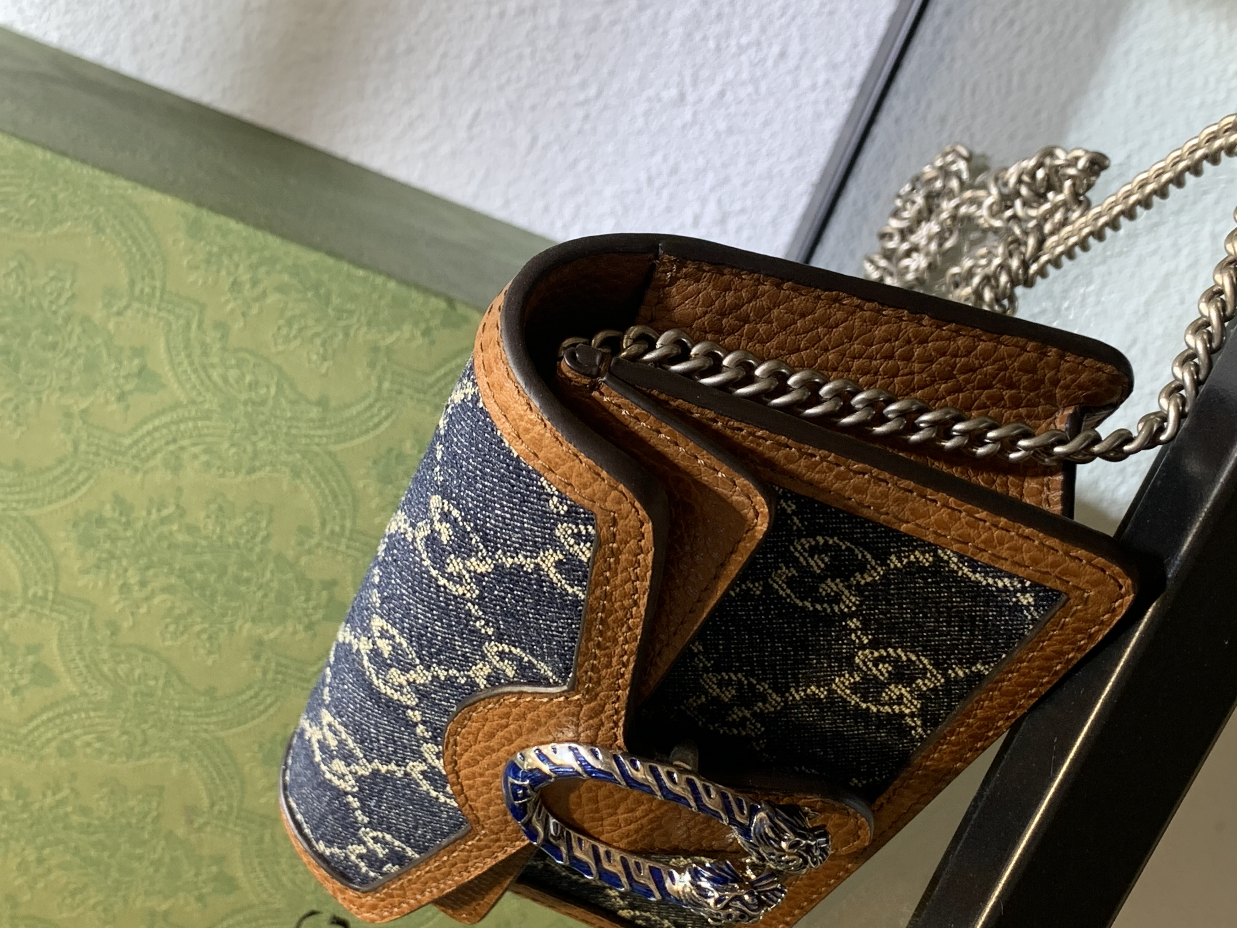 Gucci Dionysus Denim Mini Bag - Stunning GG Pattern for 2024 Style