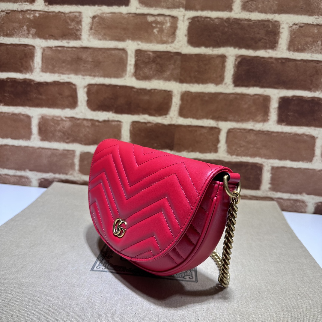 Gucci Double G Crossbody Bag - pink Crossbody Bags,