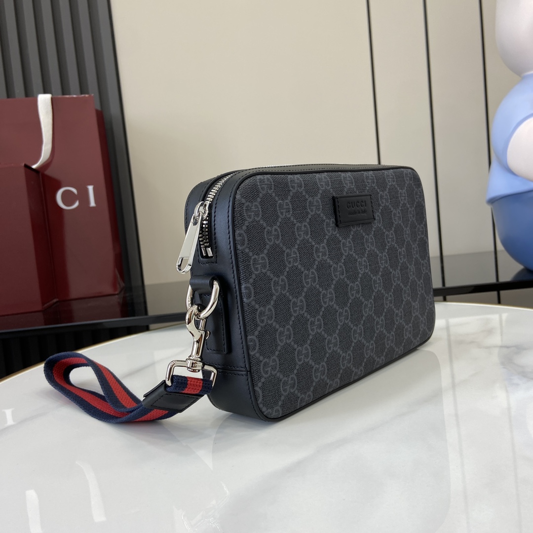 Gucci GG Black Shoulder Bag Black 574886