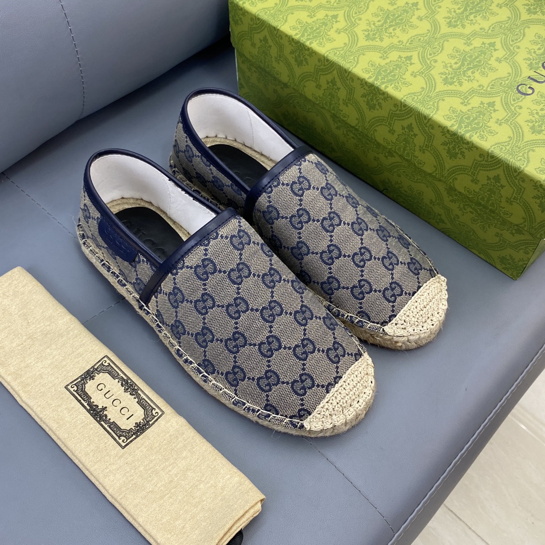 Gucci GG Canvas Espadrille Flats EU36-45