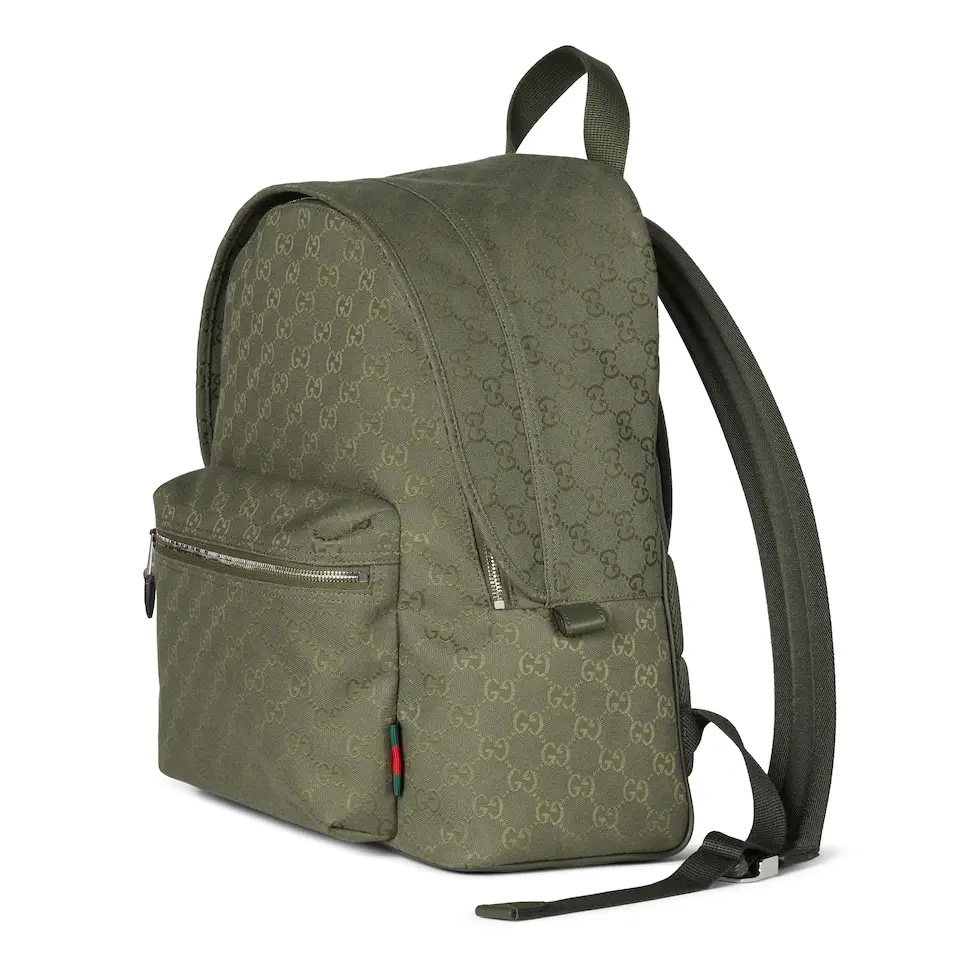 Gucci GG canvas medium backpack in forest green GG canvas