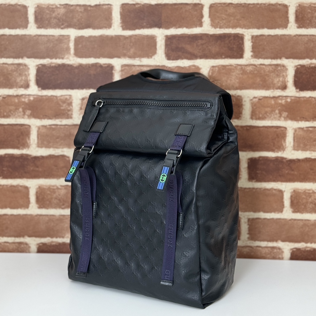 Gucci GG Crystal Backpack in Black for Men