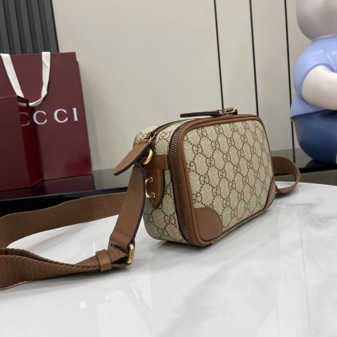 Gucci GG Embossed Super Mini Bag 'Beige'