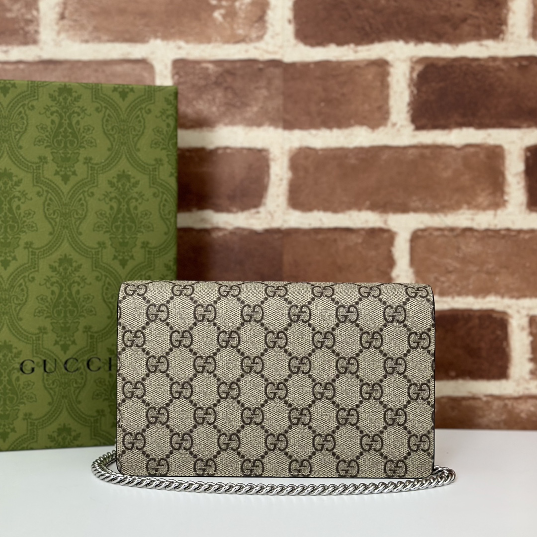 Gucci GG Marchmont Chain Wallet | Neutrals