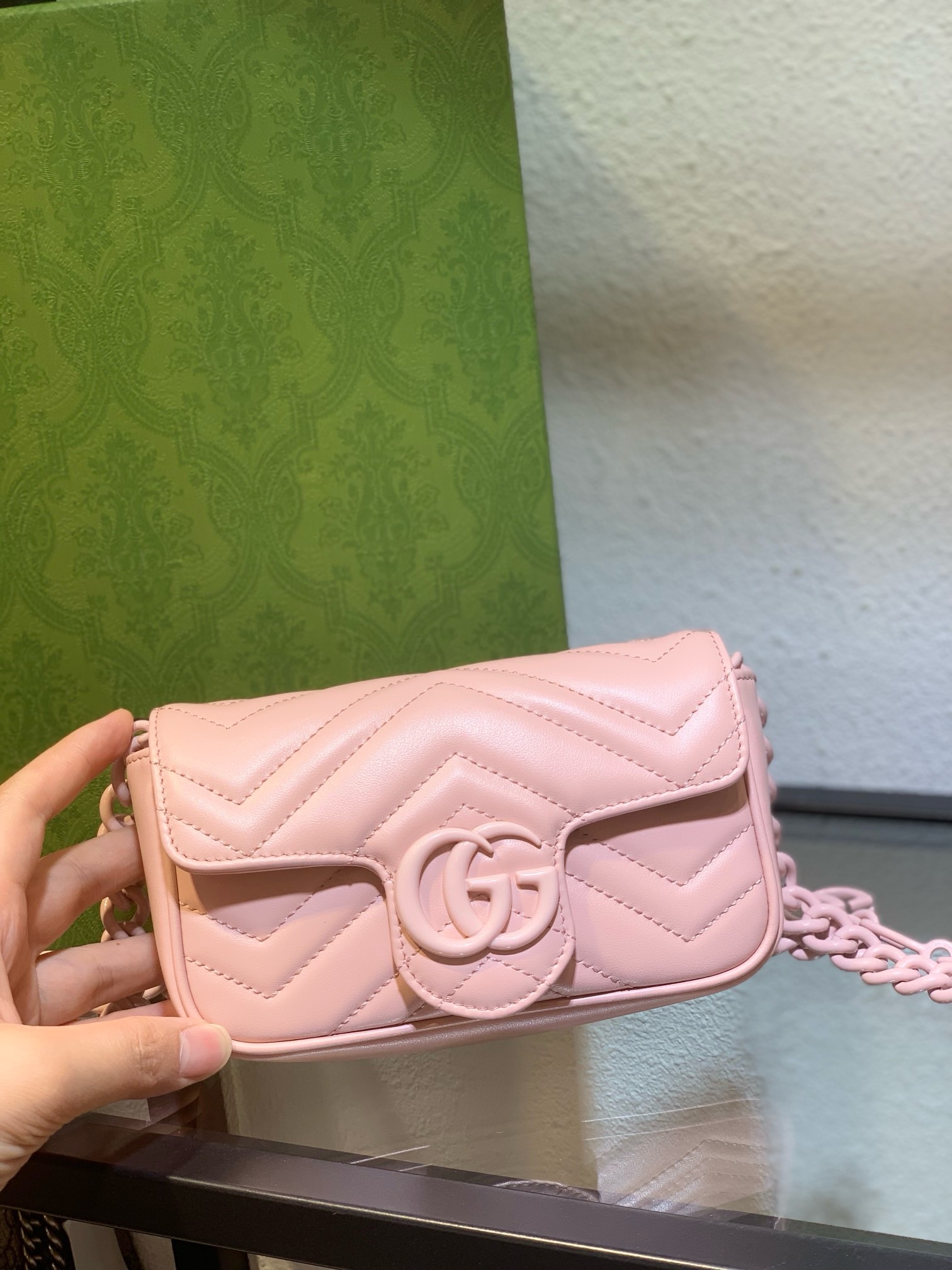 Gucci GG Marmont Belt Bag 'Light Pink'