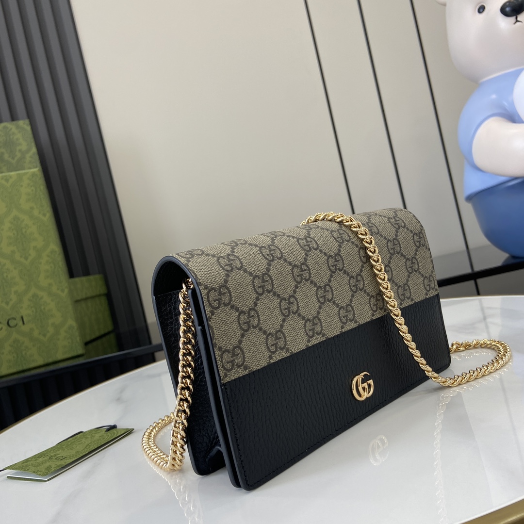 GUCCI Gg Marmont Canvas Mini Chain Bag Gucci