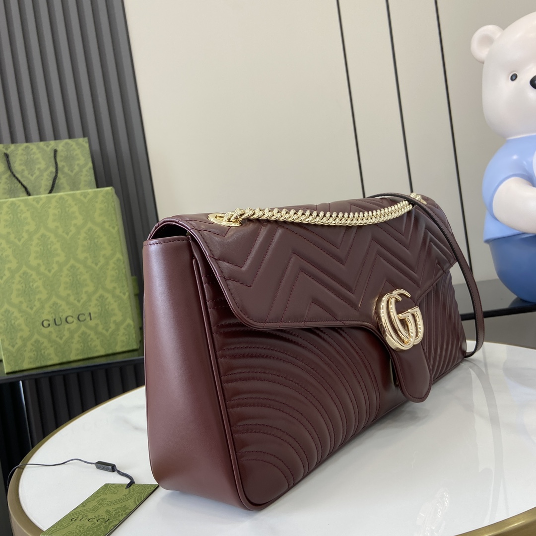 Gucci GG Marmont Large Shoulder Bag 788371 Rosso