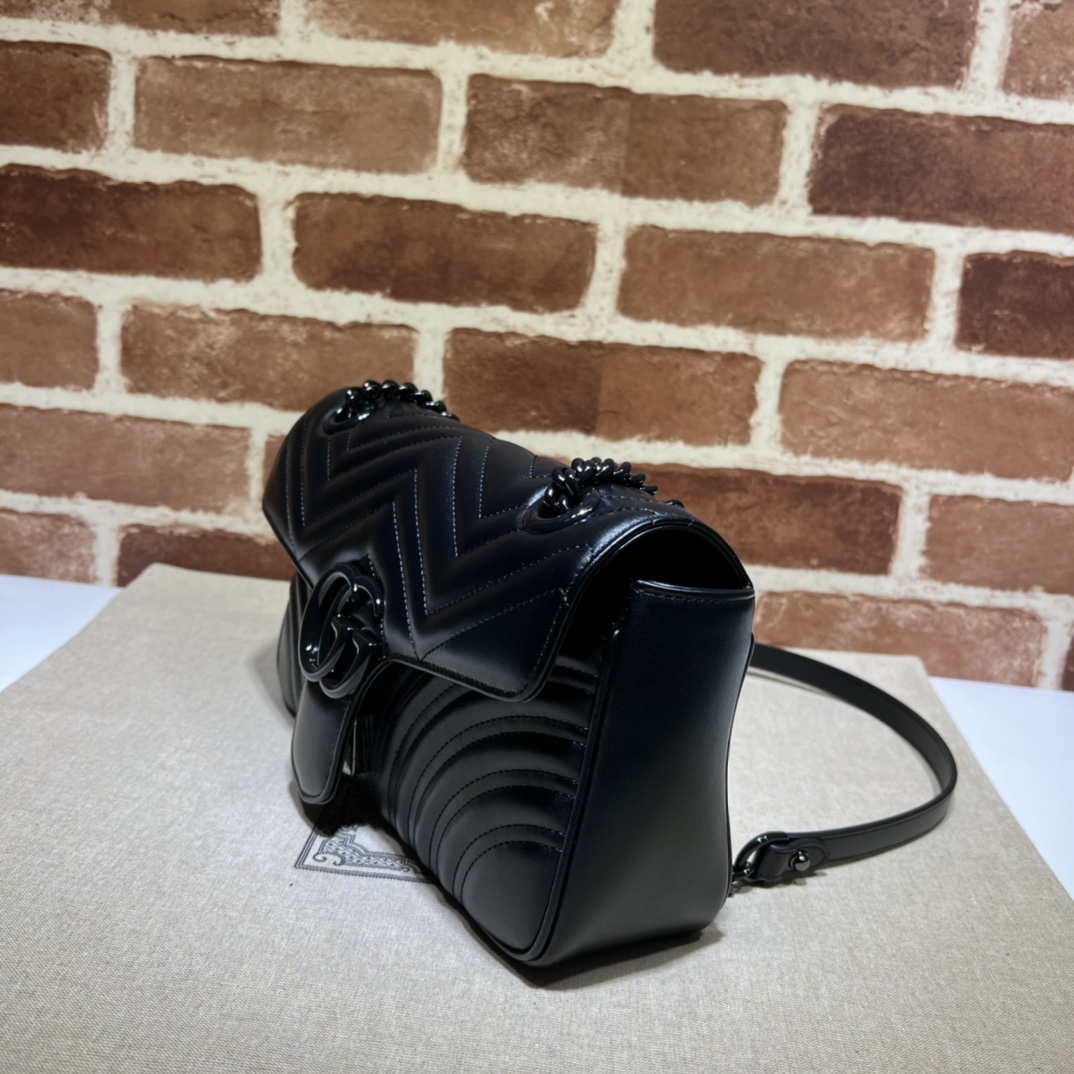 Gucci GG Marmont Matelassé Mini Bag 'Black'