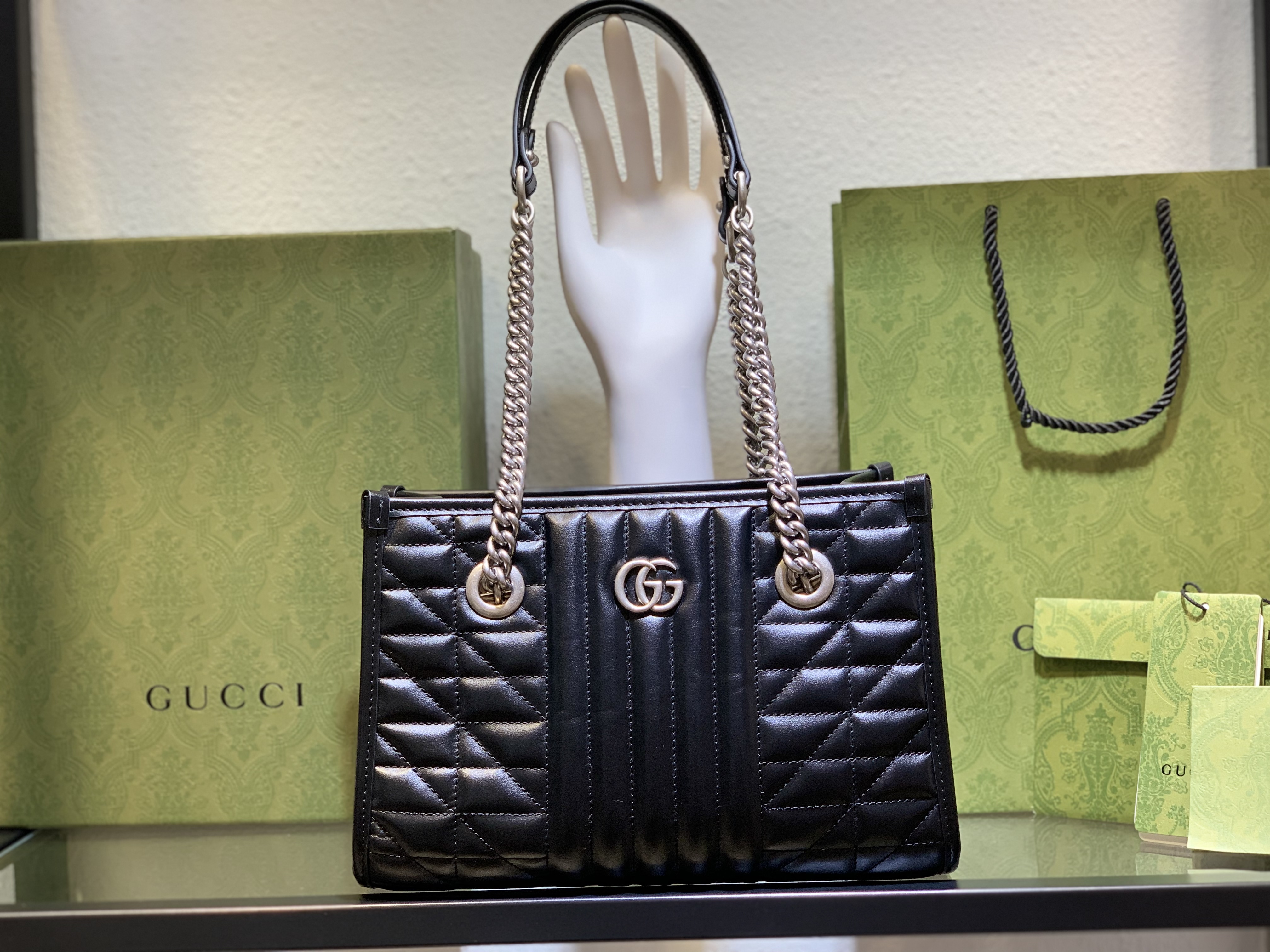 Gucci GG Marmont Nero Pelle