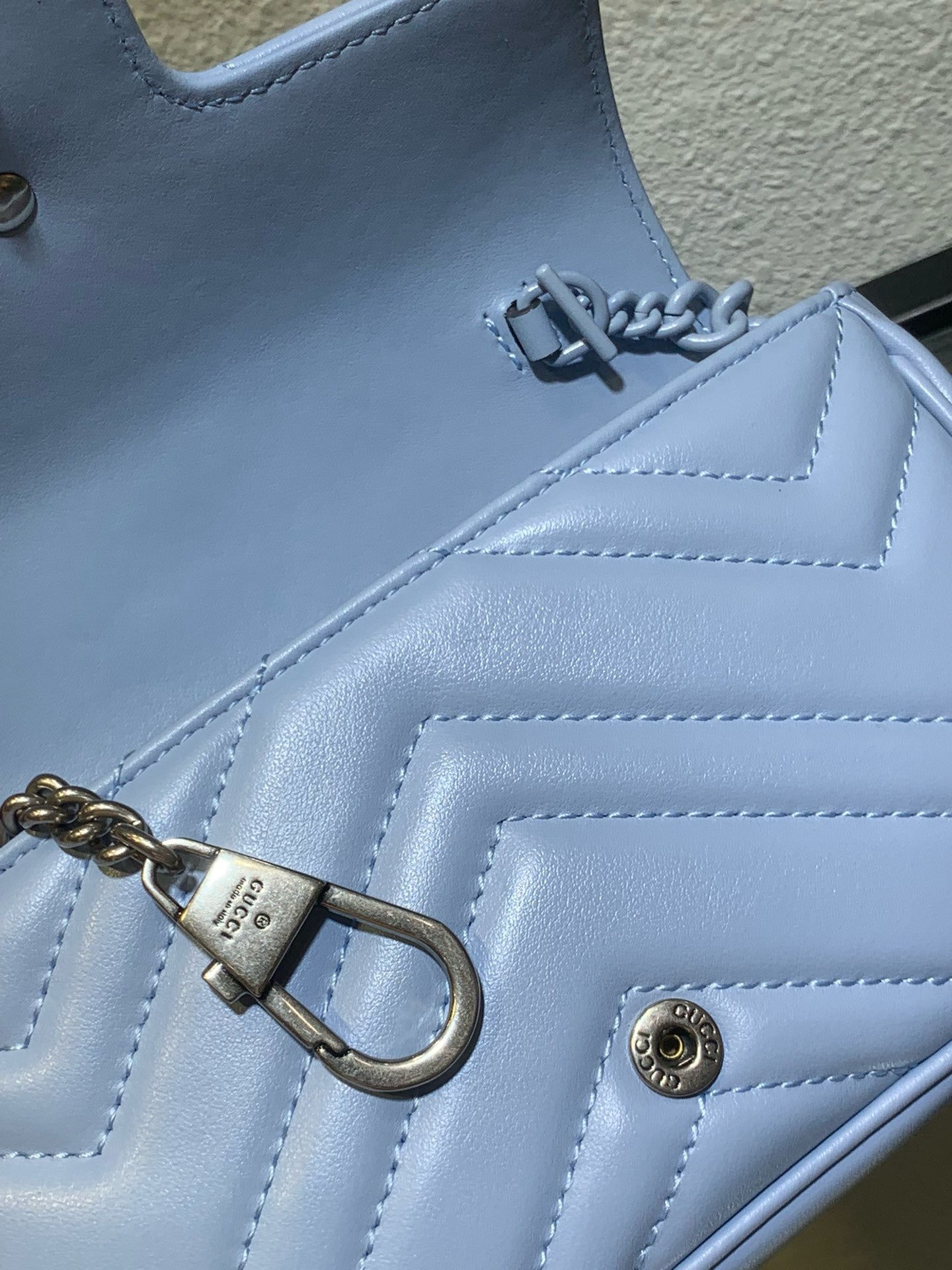 Gucci Blue GG Marmont Mini Bag | Stunning 2024 Designer Essential