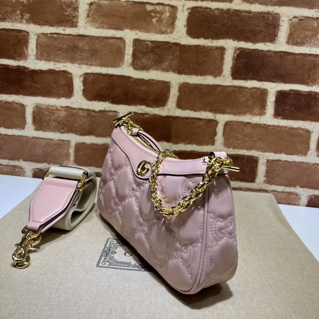 Gucci GG Matelasse Handbag Light Pink