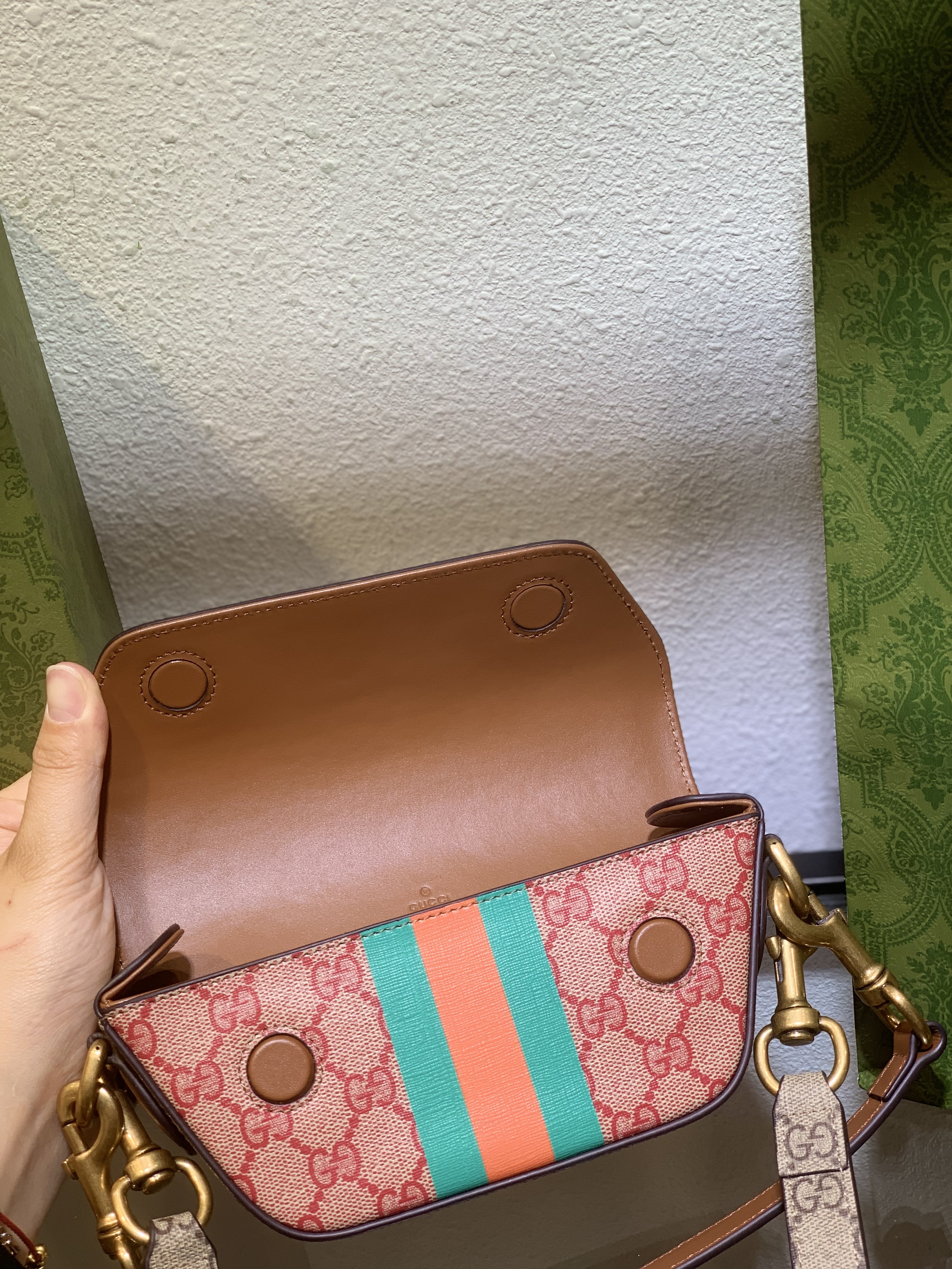 Gucci GG Mini Monogrammed Coated-canvas