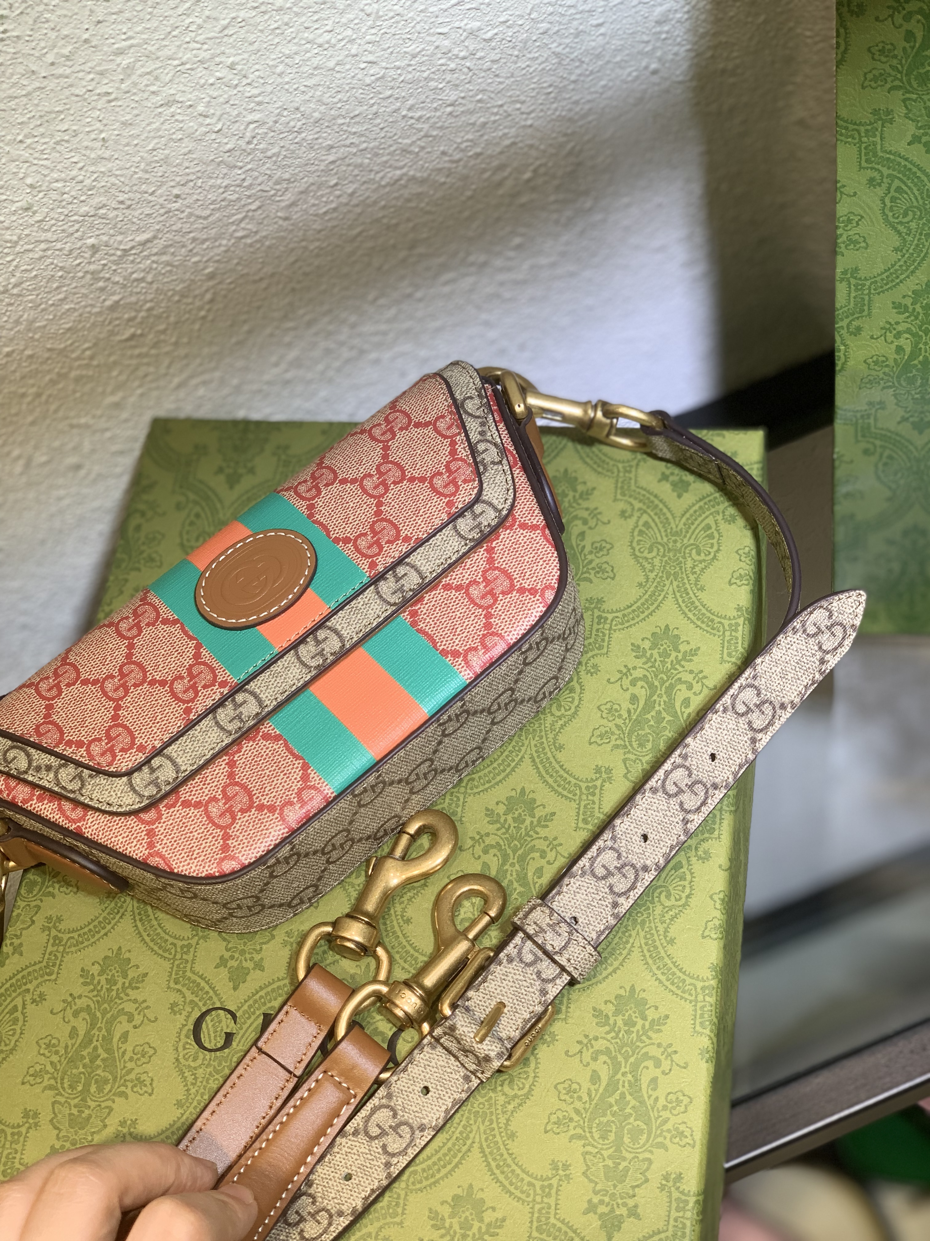 Gucci GG Mini Monogrammed Coated-canvas