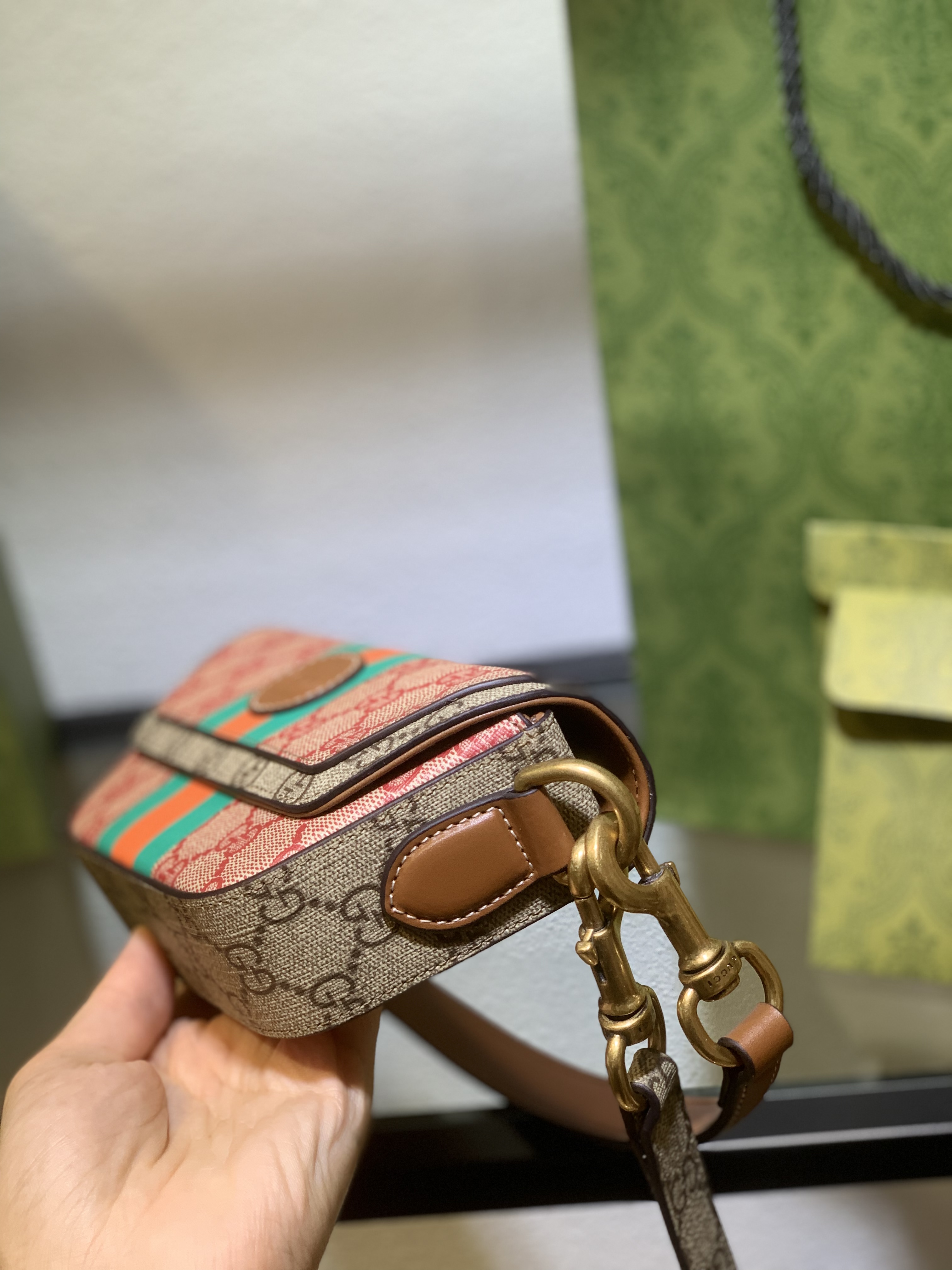 Gucci GG Mini Monogrammed Coated-canvas