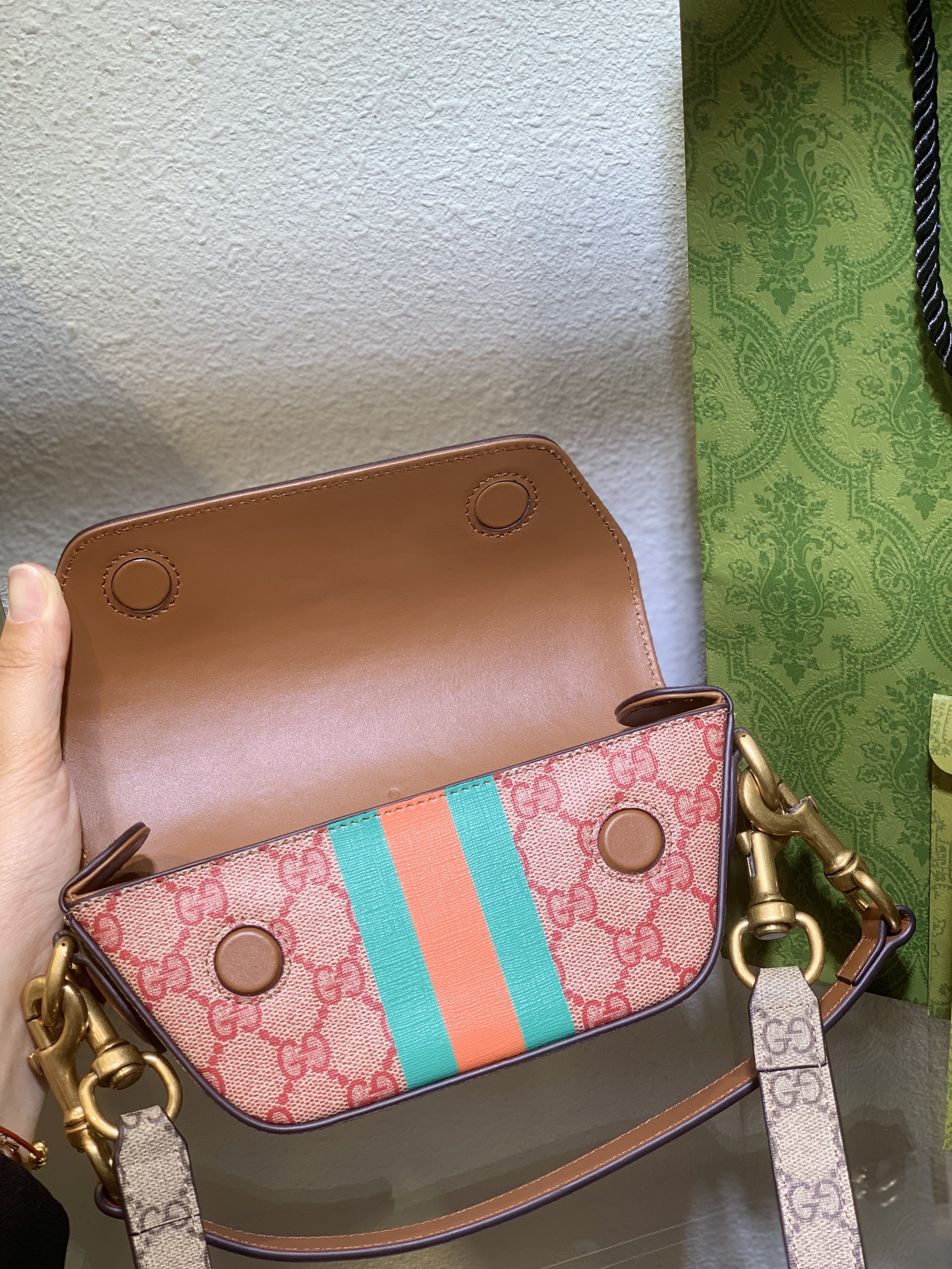 Gucci GG Mini Monogrammed Coated-canvas