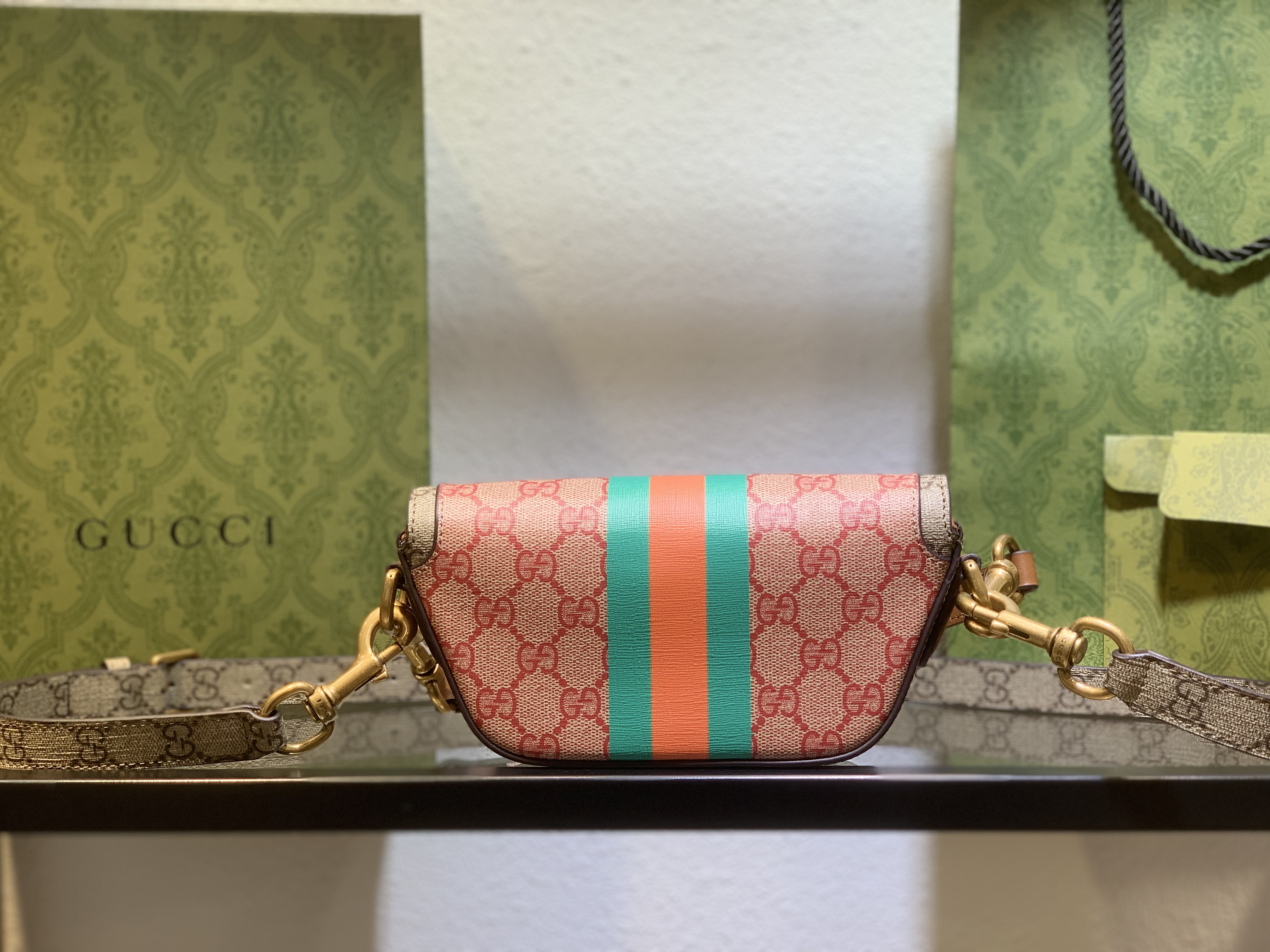 Gucci GG Mini Monogrammed Coated-canvas