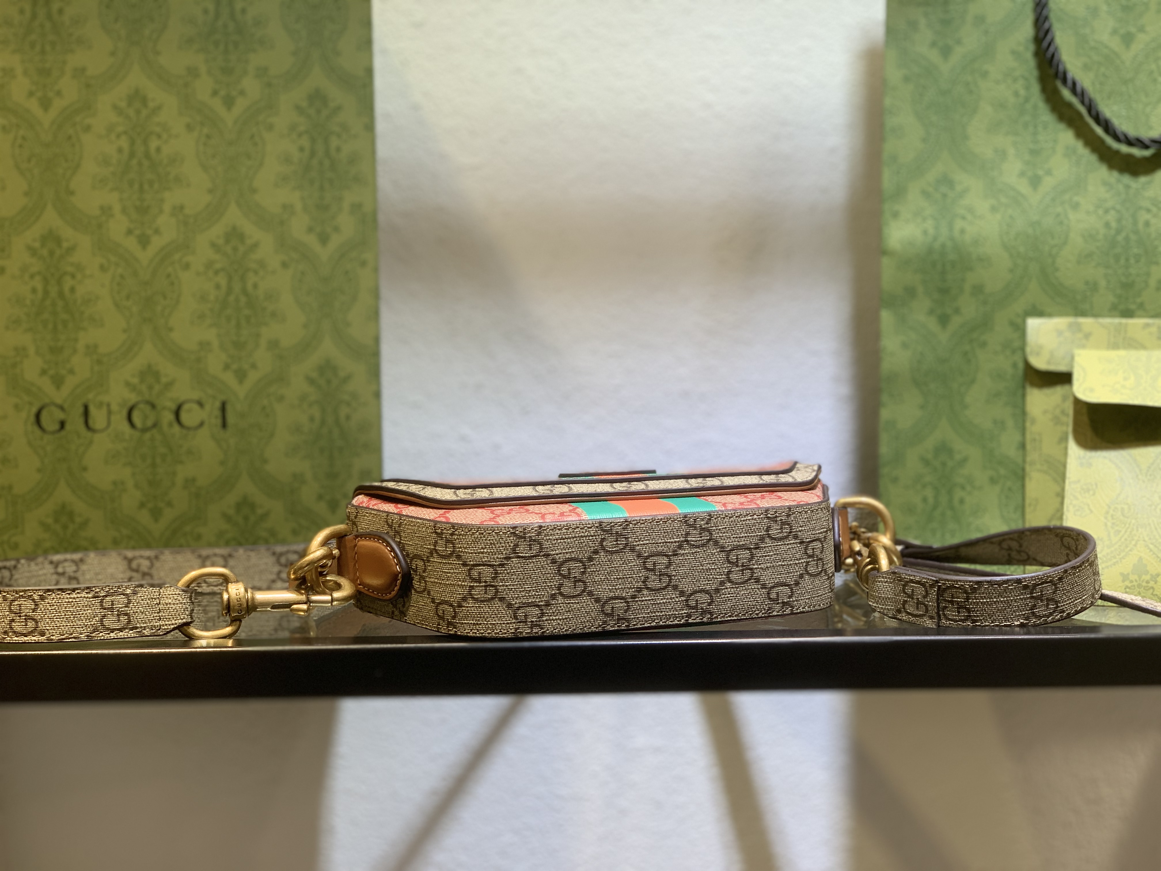 Gucci GG Mini Monogrammed Coated-canvas