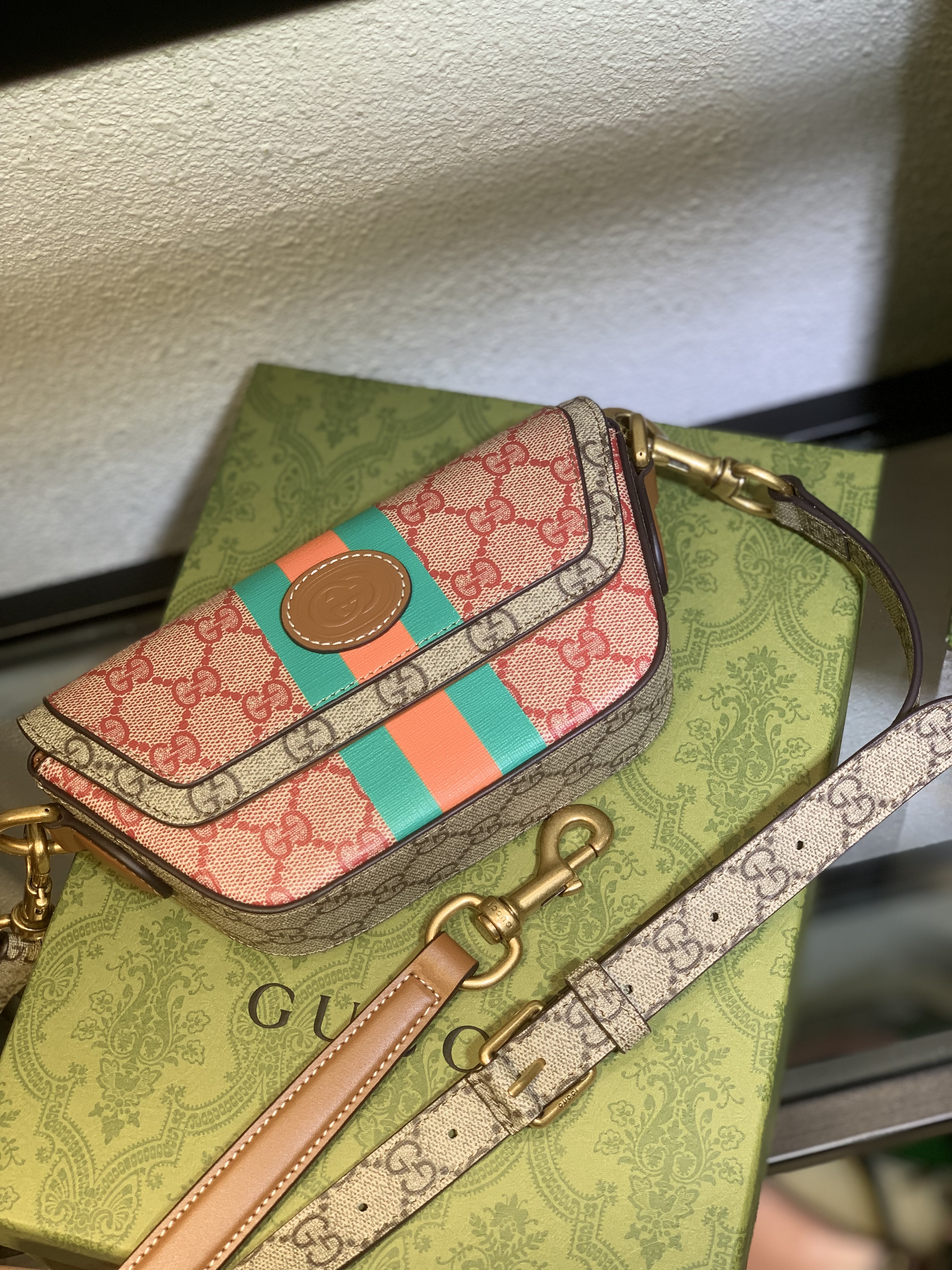 Gucci GG Mini Monogrammed Coated-canvas