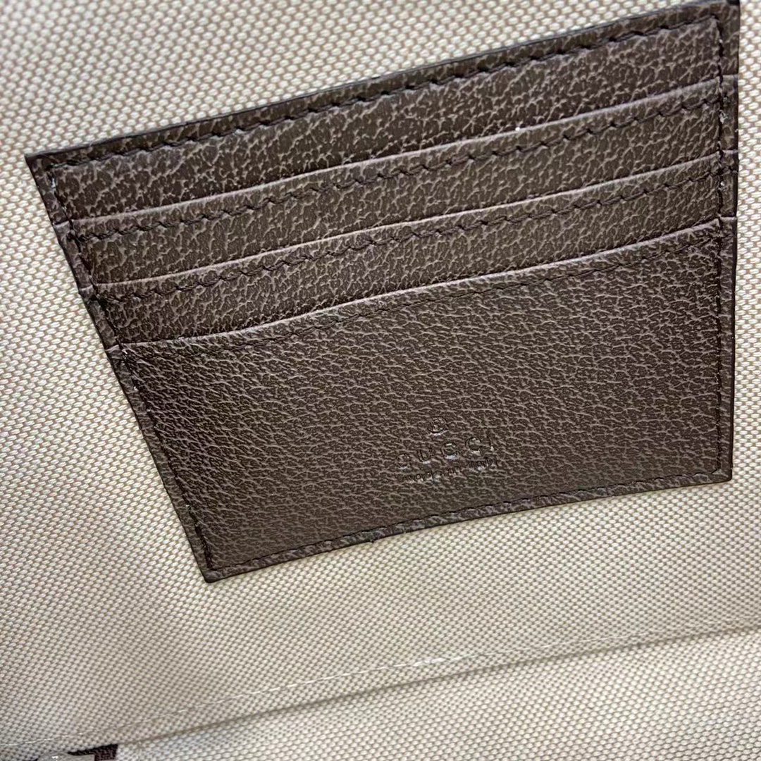 Gucci GG printed mini bag in beige and dark brown Supreme