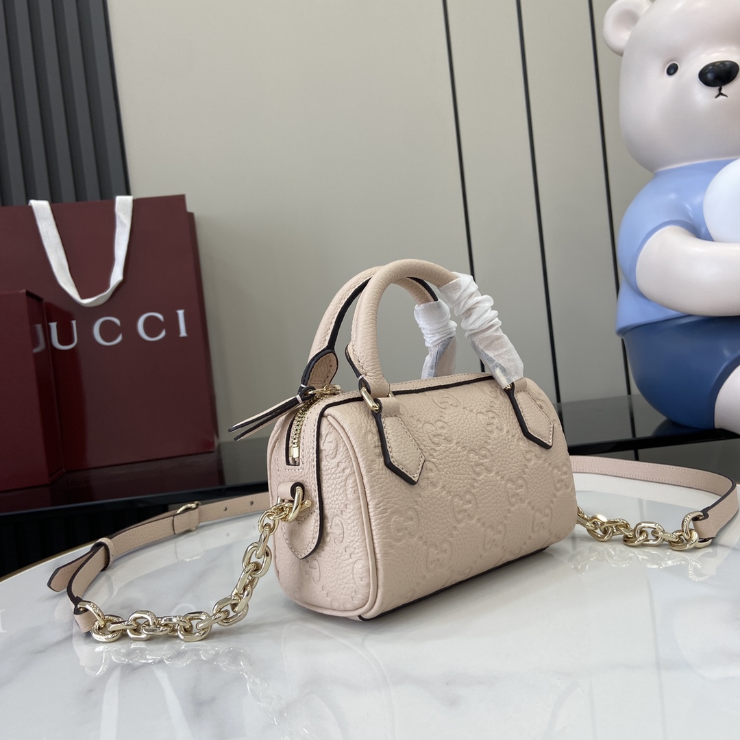 Gucci GG Speedy Super Mini Top Handle Bag Pink