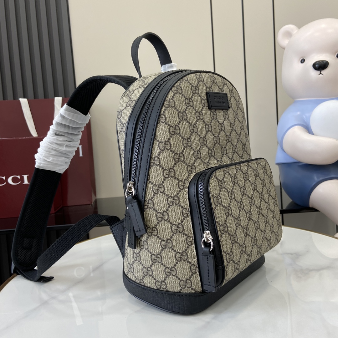 GUCCI GG Supreme Monogram Small Eden Day Backpack Black