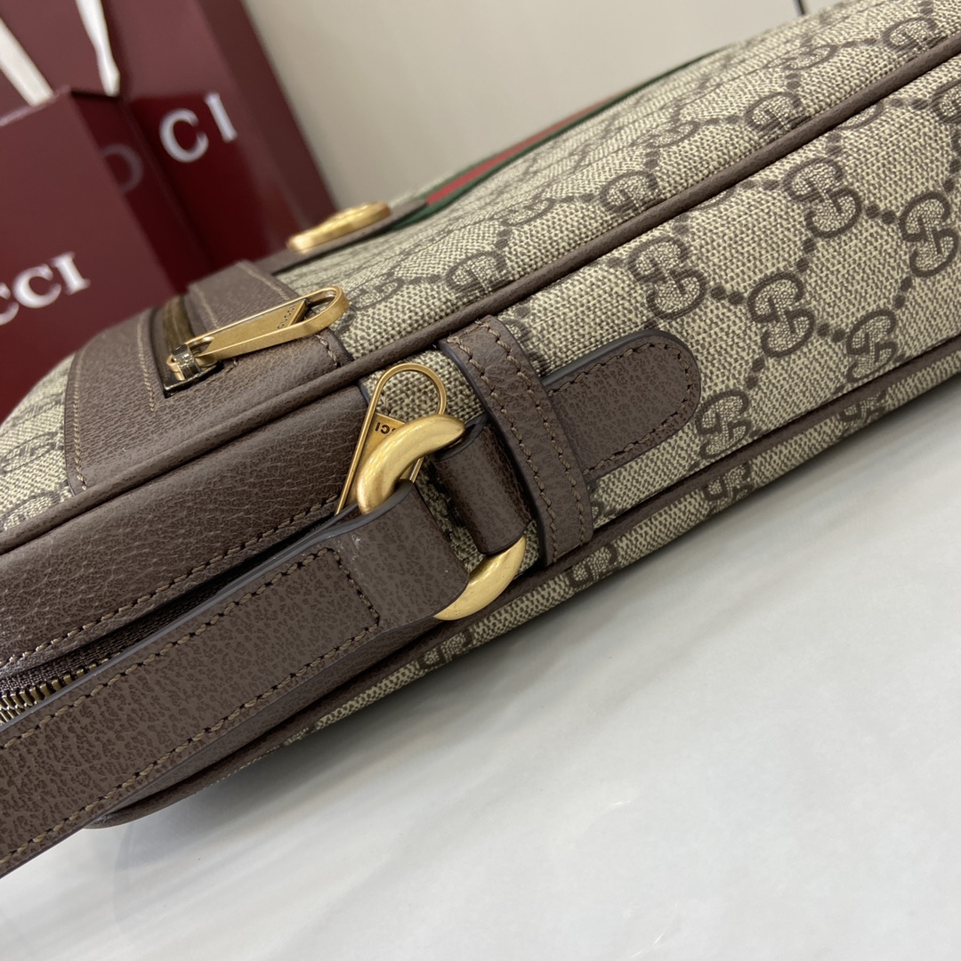 GUCCI GG Supreme Monogram Web Medium Ophidia