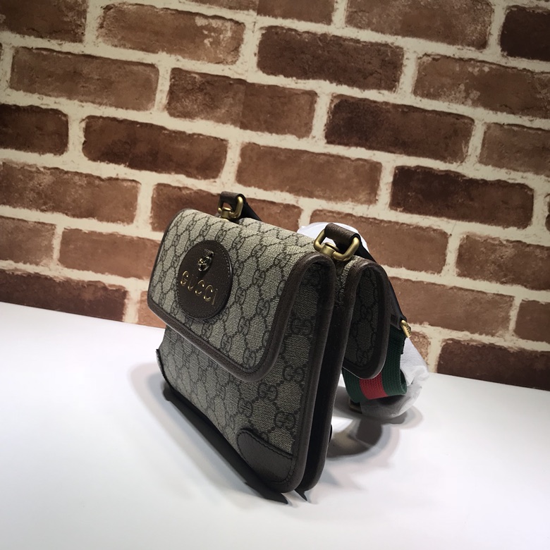 GUCCI GG Supreme Monogram Web Small Neo Vintage Double