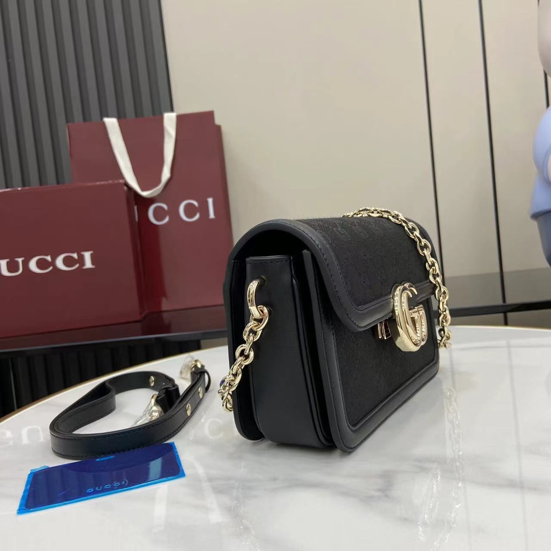 Gucci Go Small Shoulder Bag 'Black' 826761-FAEKK-1000