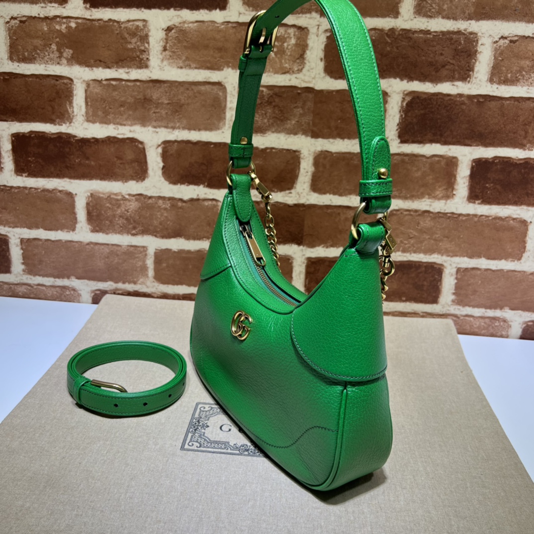 Gucci Green Small Aphrodite Satchel Leather Pony-style calfskin ref.1086488