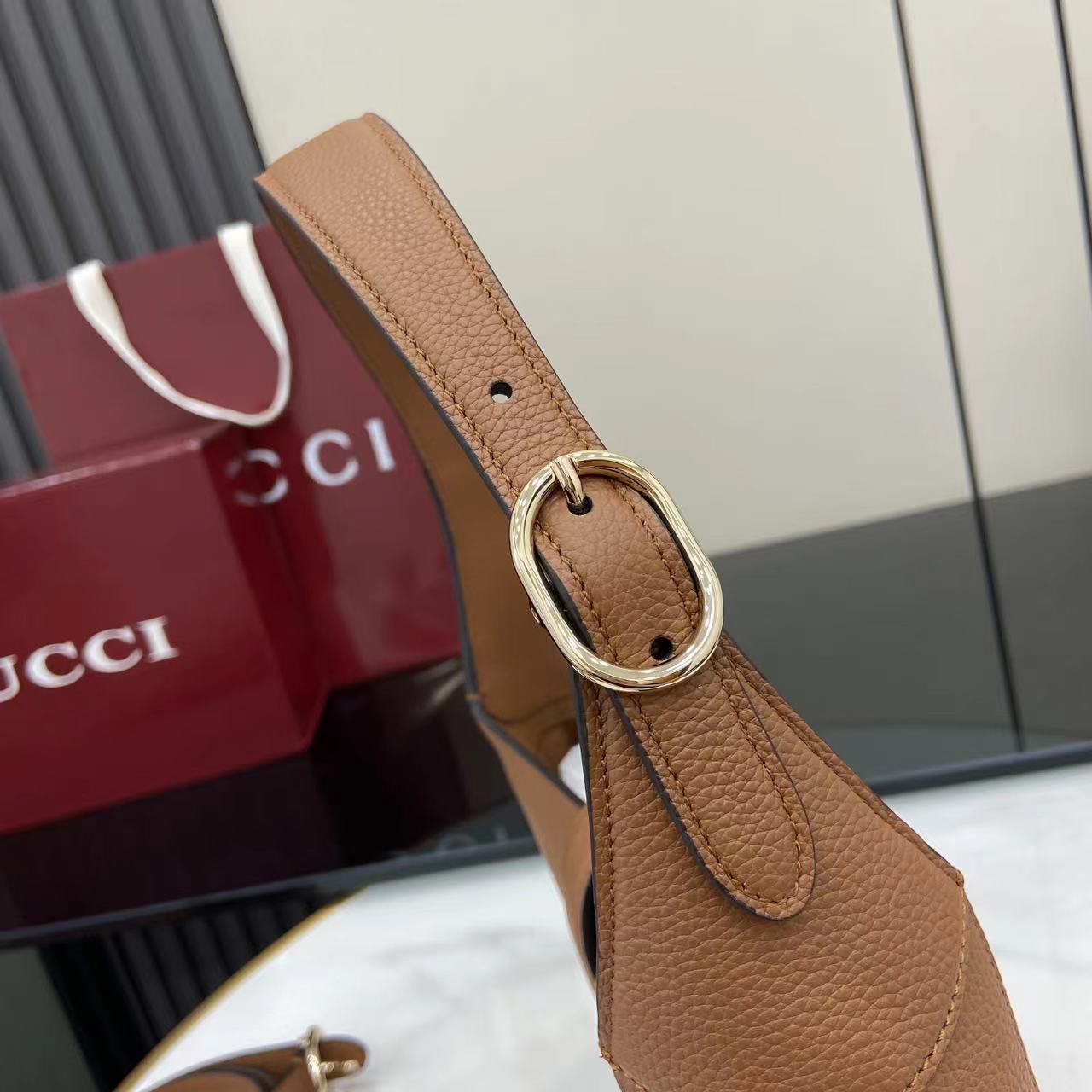 Gucci Gucci Jackie 1961 medium bag in cuir leather | GUCCI